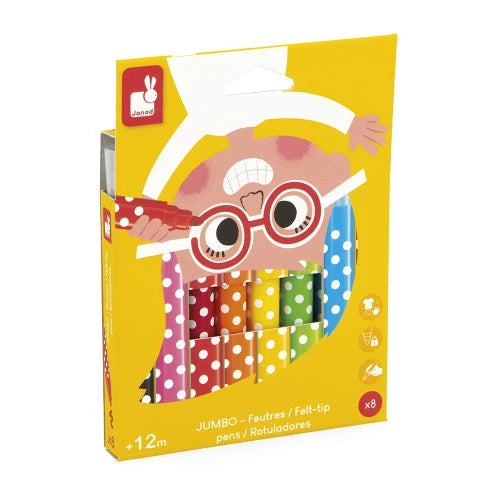 Janod Jumbo Felt Tip Pens