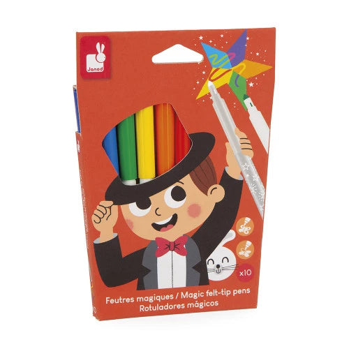 Janod Magic Felt Pens x10