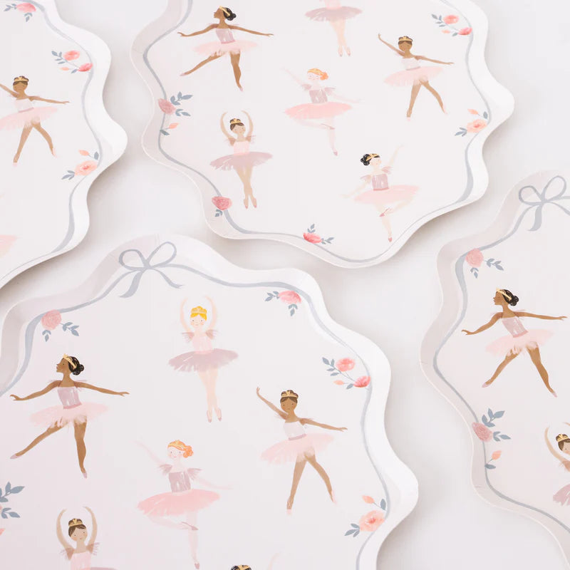 Ballerina Party Paper Plates (x8) by Meri Meri - Grace and Fox