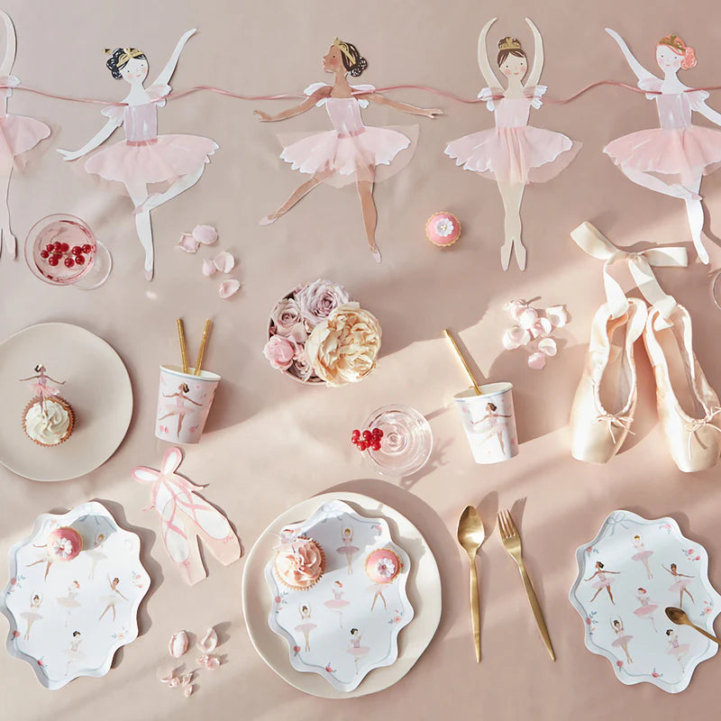 Ballet Slippers Napkins (x16) by Meri Meri - Grace and Fox
