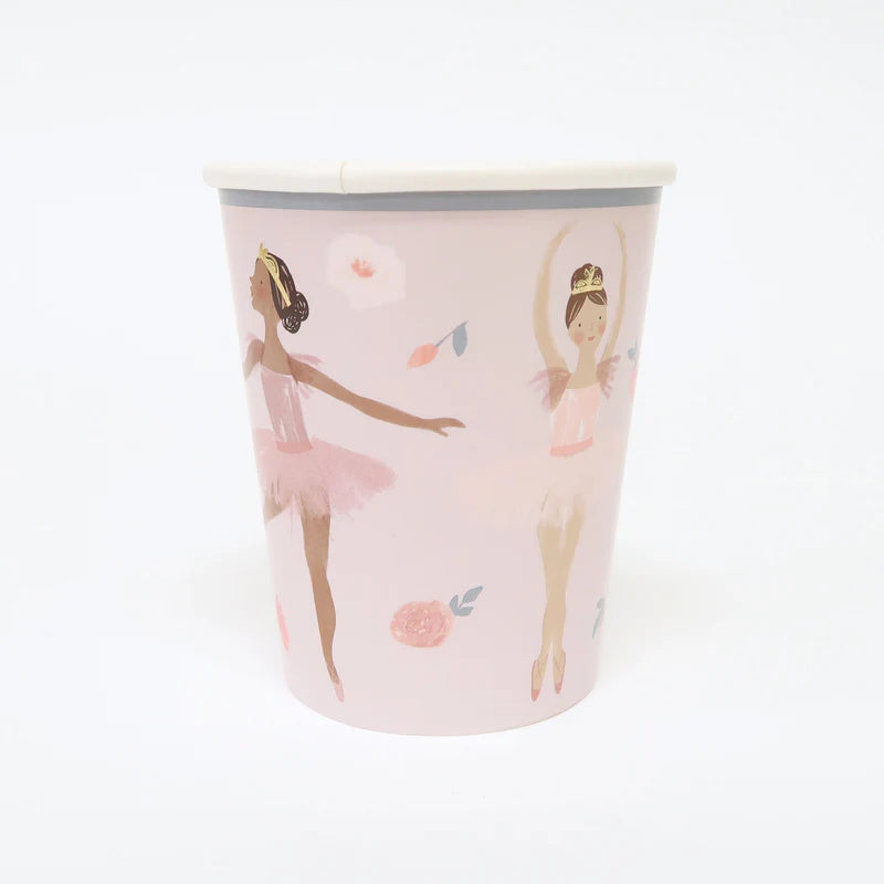 Ballerina Party Cups (x8) by Meri Meri - Grace and Fox