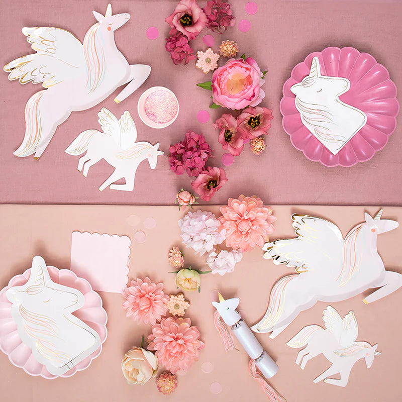 Magical Unicorn Plates (x 8) by Meri Meri - Grace and Fox