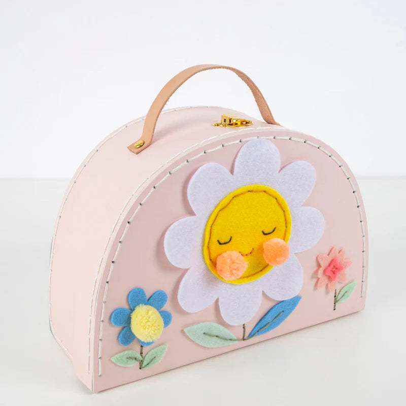 Flower Embroidery Suitcase Kit By Meri Meri - Grace and Fox