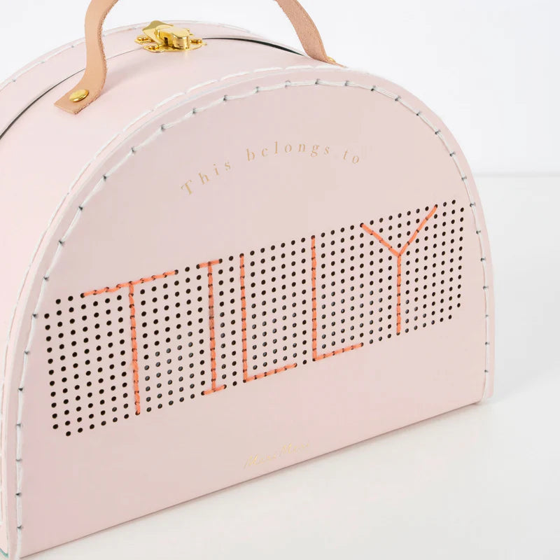 Flower Embroidery Suitcase Kit By Meri Meri - Grace and Fox