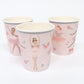 Ballerina Party Cups (x8) by Meri Meri - Grace and Fox