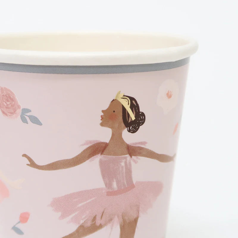 Ballerina Party Cups (x8) by Meri Meri - Grace and Fox