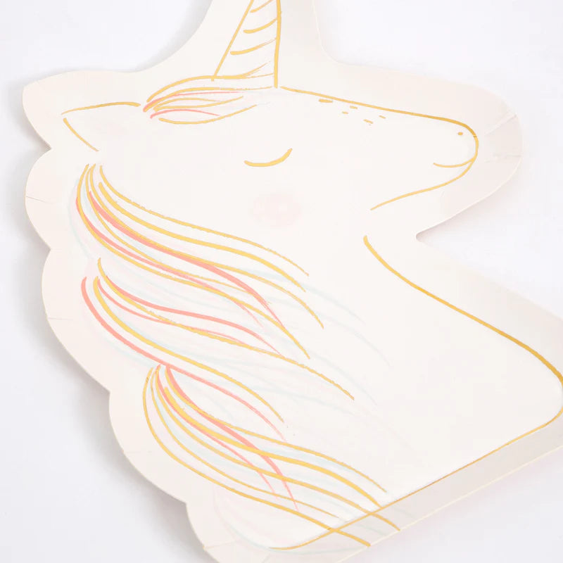 Magical Unicorn Plates (x 8) by Meri Meri - Grace and Fox