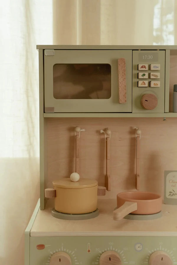 Little Dutch Wooden Play Kitchen - Mint FSC - Grace and Fox