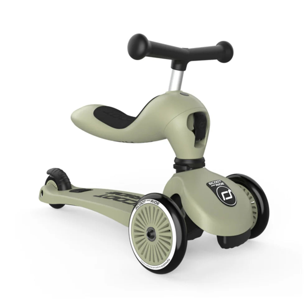 Scoot & Ride Highwaykick 1 Scooter - Olive