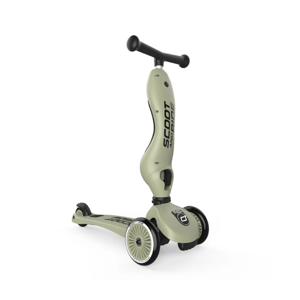 Scoot & Ride Highwaykick 1 Scooter - Olive