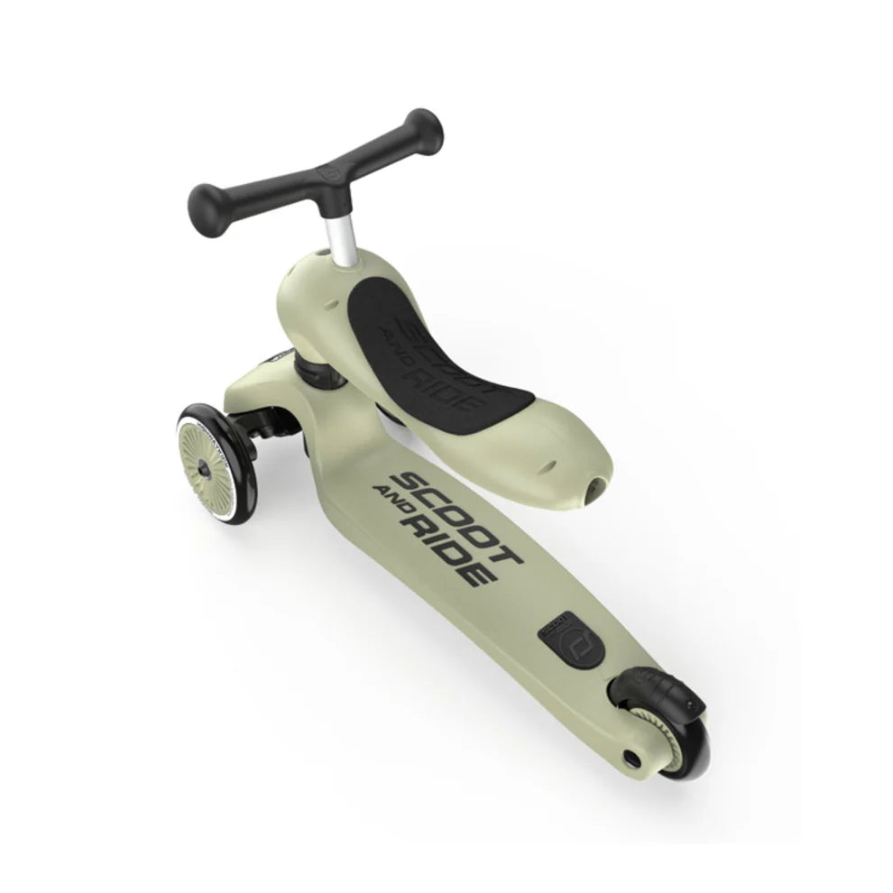 Scoot & Ride Highwaykick 1 Scooter - Olive