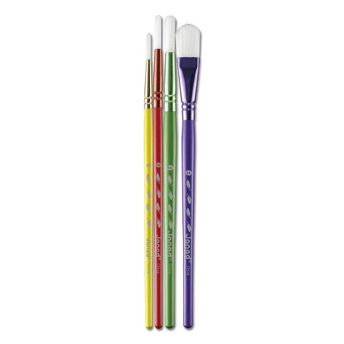 Janod Set of 4 Synthetic Painting Brushes