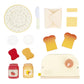 Janod - Shiny Grandma Wooden Toaster Set - Grace and Fox