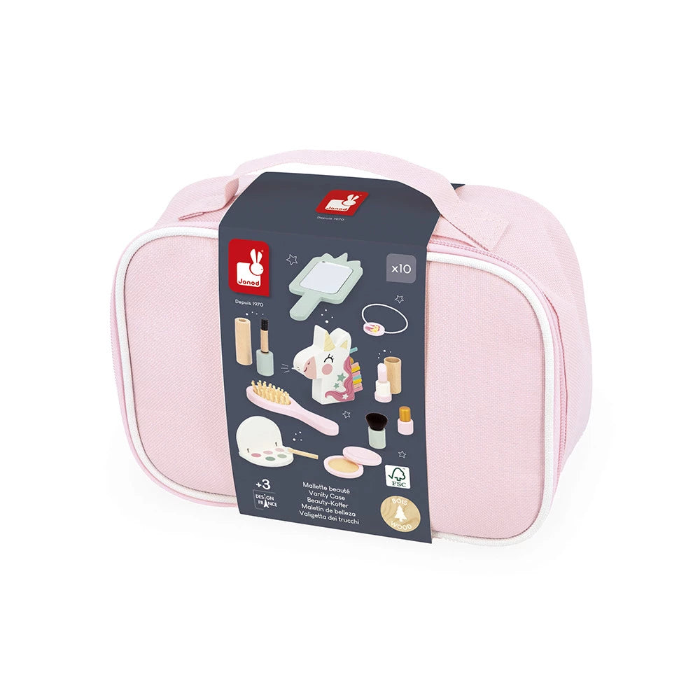 Janod - Unicorn Beauty Case - Grace and Fox