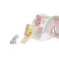 Janod - Wooden Unicorn House Playset - Grace and Fox