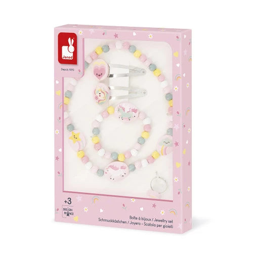 Janod - Unicorn Jewellery Set - Grace and Fox