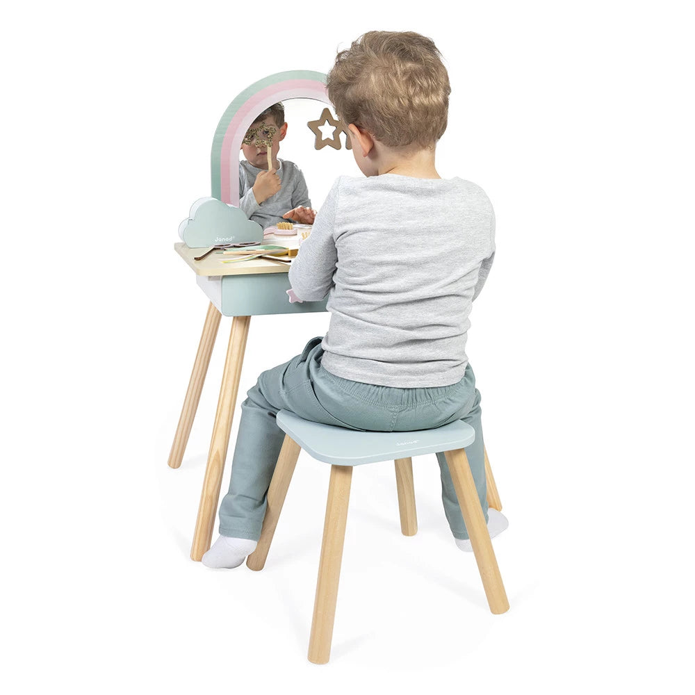 Janod - Unicorn Wooden Dressing Table & Accessories - Grace and Fox
