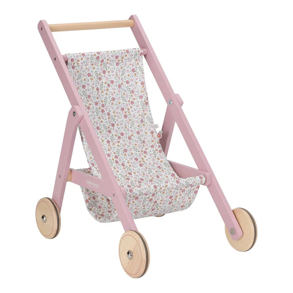 Little Dutch - Wooden Doll stroller FSC - Grace and Fox