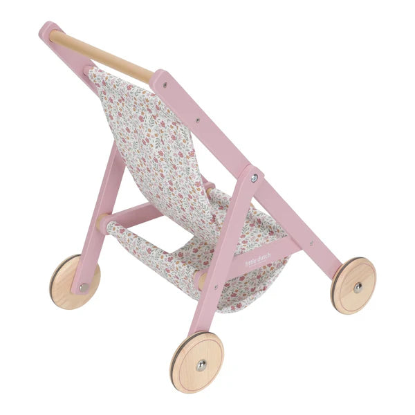 Little Dutch - Wooden Doll stroller FSC - Grace and Fox