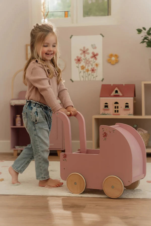 Little Dutch - Wooden Doll Pram - Grace and Fox